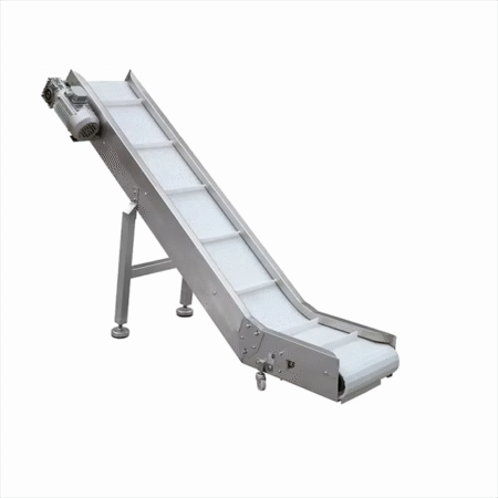 Feed Lifting Conveyor Inclined Belt Conveying Food Grade Cat/dog Food Conveyor Limited Position Hoist Antislip Belt Conveyors