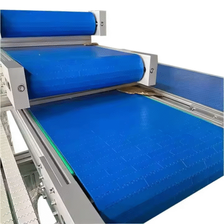 Design of Multi-Layer Modular Conveyor for Multifunctional FlexibleSlat Chain Drive System in Fruit and Vegetable Washing Module