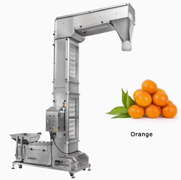 Z-type Bucket Elevator Conveyors with Hopper Automatic Material Bucket Conveyor for Fruit Transport Vertical Bucket Conveyor - Image 4