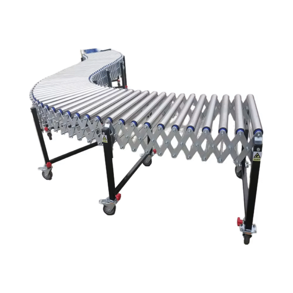 Unpowered Telescopic Roller Conveyor Truck Loading and Unloading Conveyor Movable Conveyor Line Unloading Slide - Image 5