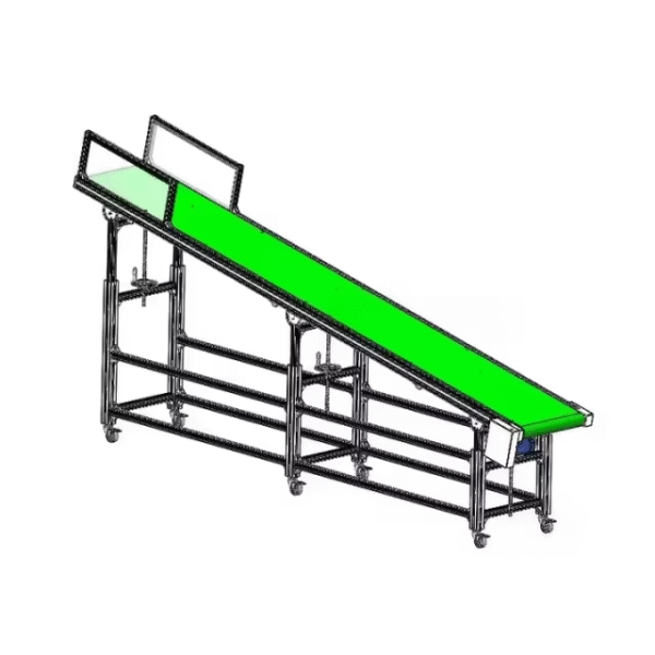 Durable PVC Conveyor System for Food Packing Line PVC Green Belt Conveyor with Speed and Height Adjustment - Image 6