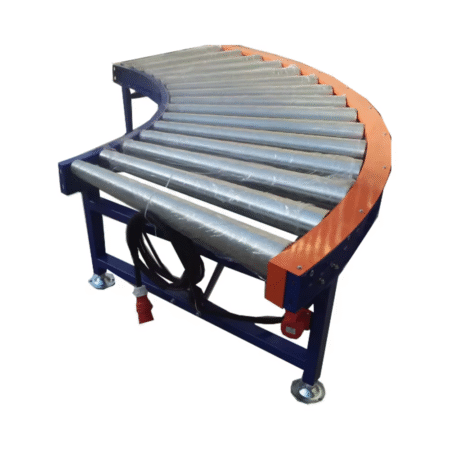 High Quality Motorized Plastic Roller Conveyor System Used for Manufacturing Plant Powered Roller Conveyor Line Conveying System