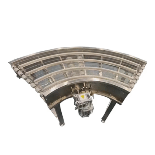 Belt Conveyors Stainless Steel Mesh Belt Conveyor System 90 Degree Turn Broiler Chicken Conveyor Belt for Food Assembly Line – Image 3