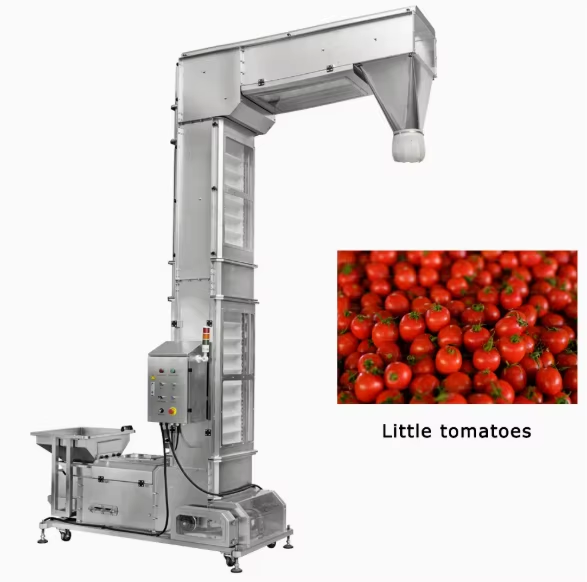 Z-type Bucket Elevator Conveyors with Hopper Automatic Material Bucket Conveyor for Fruit Transport Vertical Bucket Conveyor - Image 5