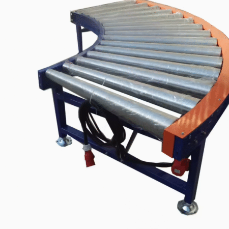 Roller Turning Conveyor Assembly Line 90-degree Galvanized Roller Turning Conveyor Power Roller Conveyor Unloading Assembly Line