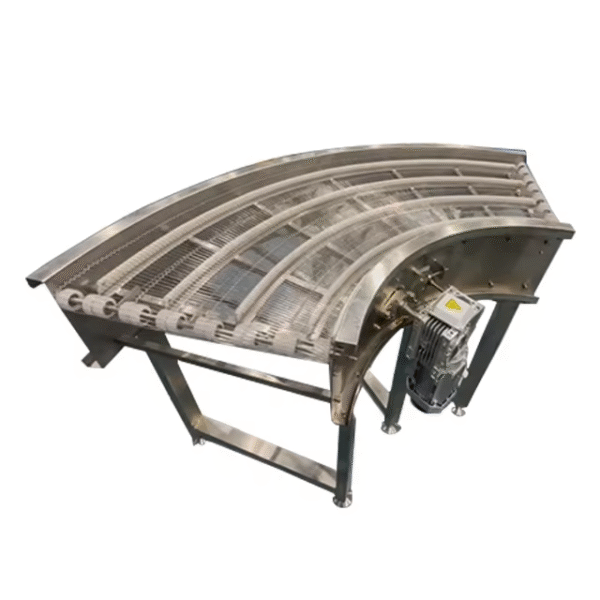 Belt Conveyors Stainless Steel Mesh Belt Conveyor System 90 Degree Turn Broiler Chicken Conveyor Belt for Food Assembly Line – Image 7