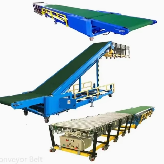 40 Feet Container Loading Conveyor Machine Telescopic Belt Conveyor Belt Flexible Conveyor for Container Loading and Unloading - Image 7