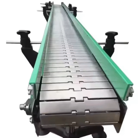 304 Stainless Steel Curve Slat Chain Conveyor 304 Stainless Steel Flat Top Chain for Beverage Industry Assembly Line Machine