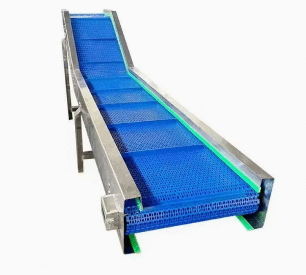 Custom Stainless Steel 304 Frame PVC With Chain Plate Inclined Conveyor Lifter for Agriculture Products Fruits Beans Seeds Etc – Image 5