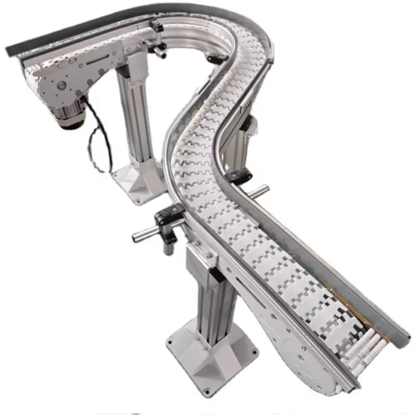 Easy to Clean Conveyor Speed Controlled Conveyor Anti-Slip Flat Top Chain Machine Assembly Line Flexible Chain Industry Conveyor - Image 4