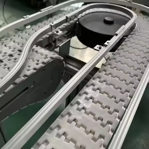 Auto Modualr Belt Conveyor Assembly Line Modular Belt Conveyor for Cans Flexible Plastic Belt Conveyor Bottle Production Line - Image 6