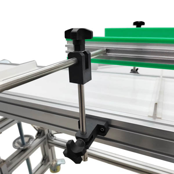 White PVC Belt Conveyors Double Fence Conveyor for Packaging Machine Industrial Conveyor System for Cosmetics Food Factories — изображение 7