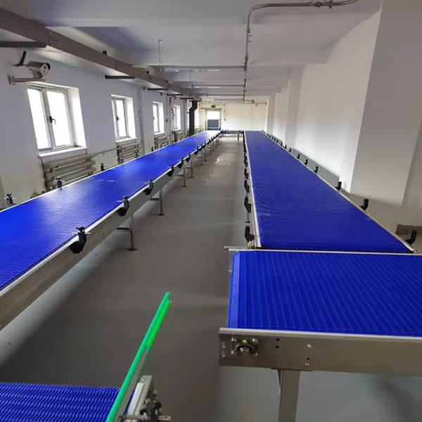 Beverage Factory Production Line Modular Belt Conveyor with Motor Adjustable Speed Conveyor Workshop Modular Belt Conveyor - Image 7