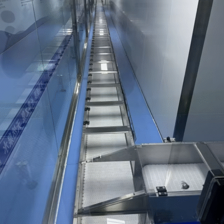 Beverage Factory Production Line Modular Belt Conveyor with Motor Adjustable Speed Conveyor Workshop Modular Belt Conveyor