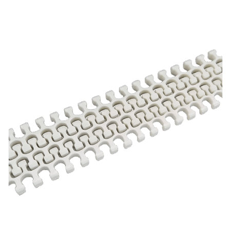 M2540 Radius Flush Grid Modular Belt, 1 inch Pitch PP POM Curved Plastic Modular Conveyor Mesh Belt