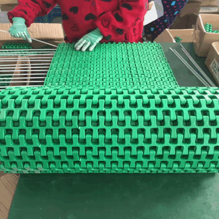 2200 curved flat grid mesh belt Model 2200 turning flat mesh conveyor belt 2200 flat grid turning conveyor mesh belt