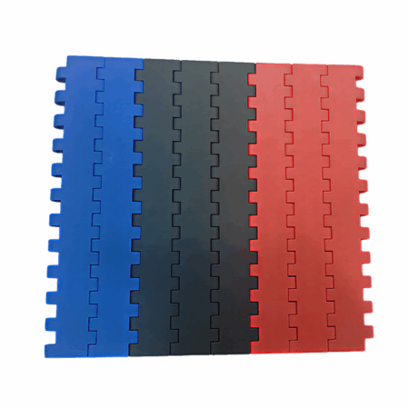 6520 Flat Top Modular Belt Food Grade PP POM Plastic Interlocking Modular Conveyor Belt For Food Packaging Conveying Line