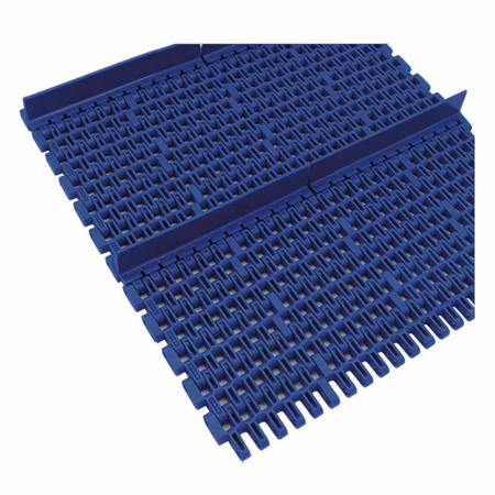 7300 Flush Grid Modular Belt 1" Pitch Plastic Modular Conveyor Belt for Food Beverage Processing