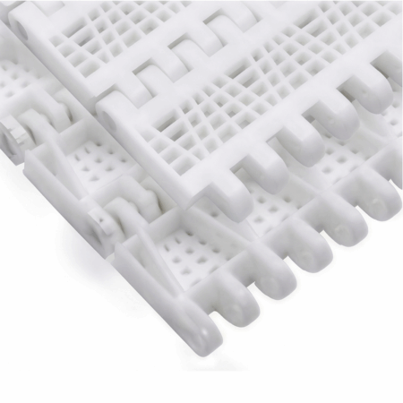 OPB Perforated Flat Top Plastic Modular Belt | Round Hole PP Modular Conveyor Mesh Belt