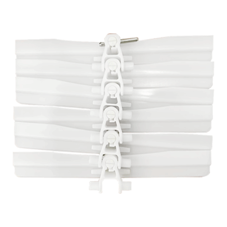 XB295 Side Flexing Flat Top Chain 295mm POM Flexible Plastic Conveyor Chain for Packaging Conveyor System