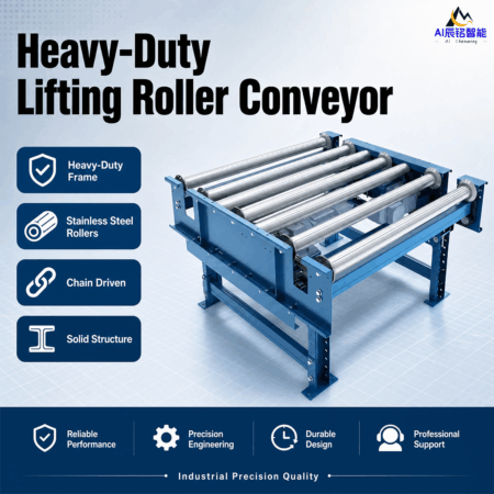 Lift Roller Conveyor Lifting Roller Conveyor Roller Conveyor with Lifting Device Pneumatic Lift Roller Conveyor
