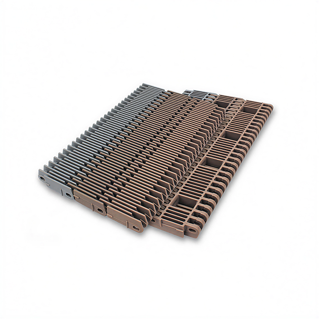 4809 ribbed plastic modular belt 4809 raised rib modular conveyor belt 4809 convex rib plastic mesh belt - Image 3