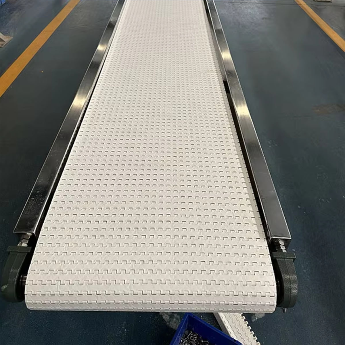 1270 Flat Top Plastic Modular Conveyor Belt 12.7mm Pitch POM Food Grade Modular Mesh Belt for Packaging Conveyor Line — изображение 3