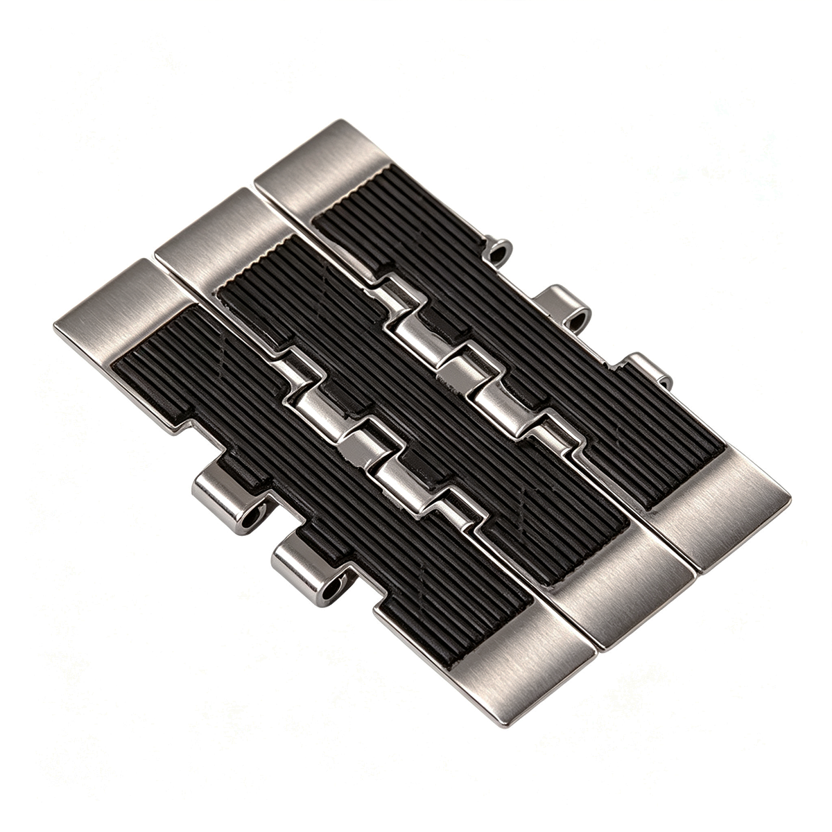 812 Rubber Coated Stainless Steel Slat Chain Anti Slip Metal Conveyor Chain Plate For Conveying Equipment – Image 3