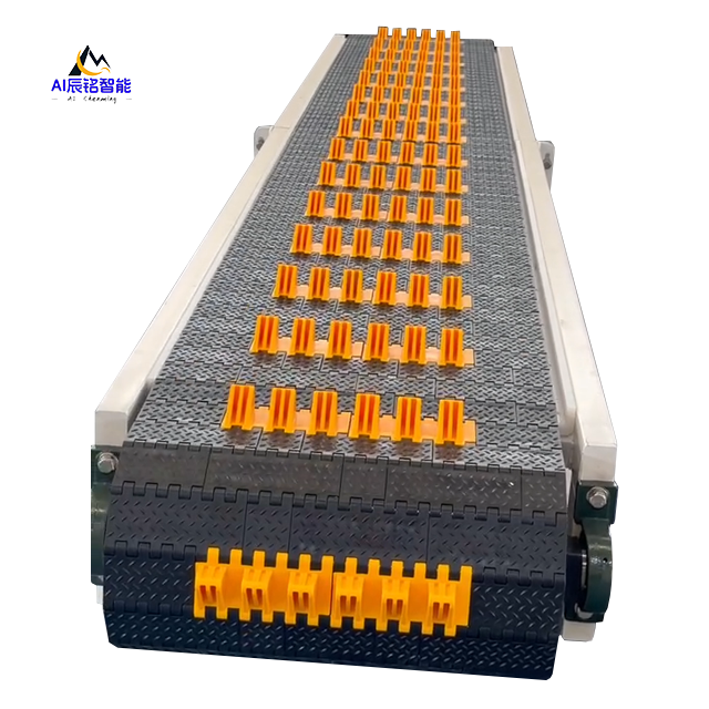 Custom Plastic Modular Belt Conveyor With Cleats, Inclined Tire Transport Modular Conveyor for Automotive Assembly Line — изображение 4