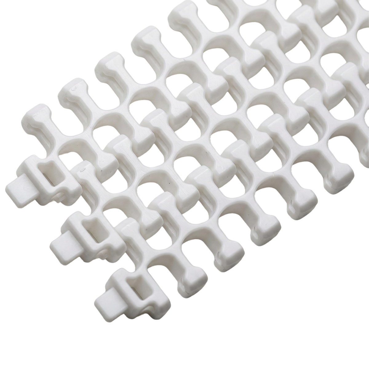 2200 curved flat grid mesh belt Model 2200 turning flat mesh conveyor belt 2200 flat grid turning conveyor mesh belt – Image 5