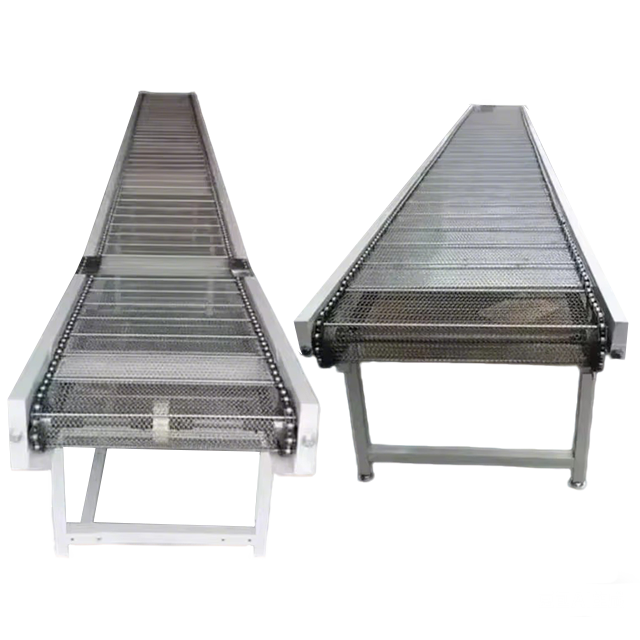 Food Grade Mesh Belt Conveyor Heat Resistant Mesh Conveyor Metal Wire Mesh Transport Conveyor 304 Stainless Steel Mesh Belt Conveyor – Image 5