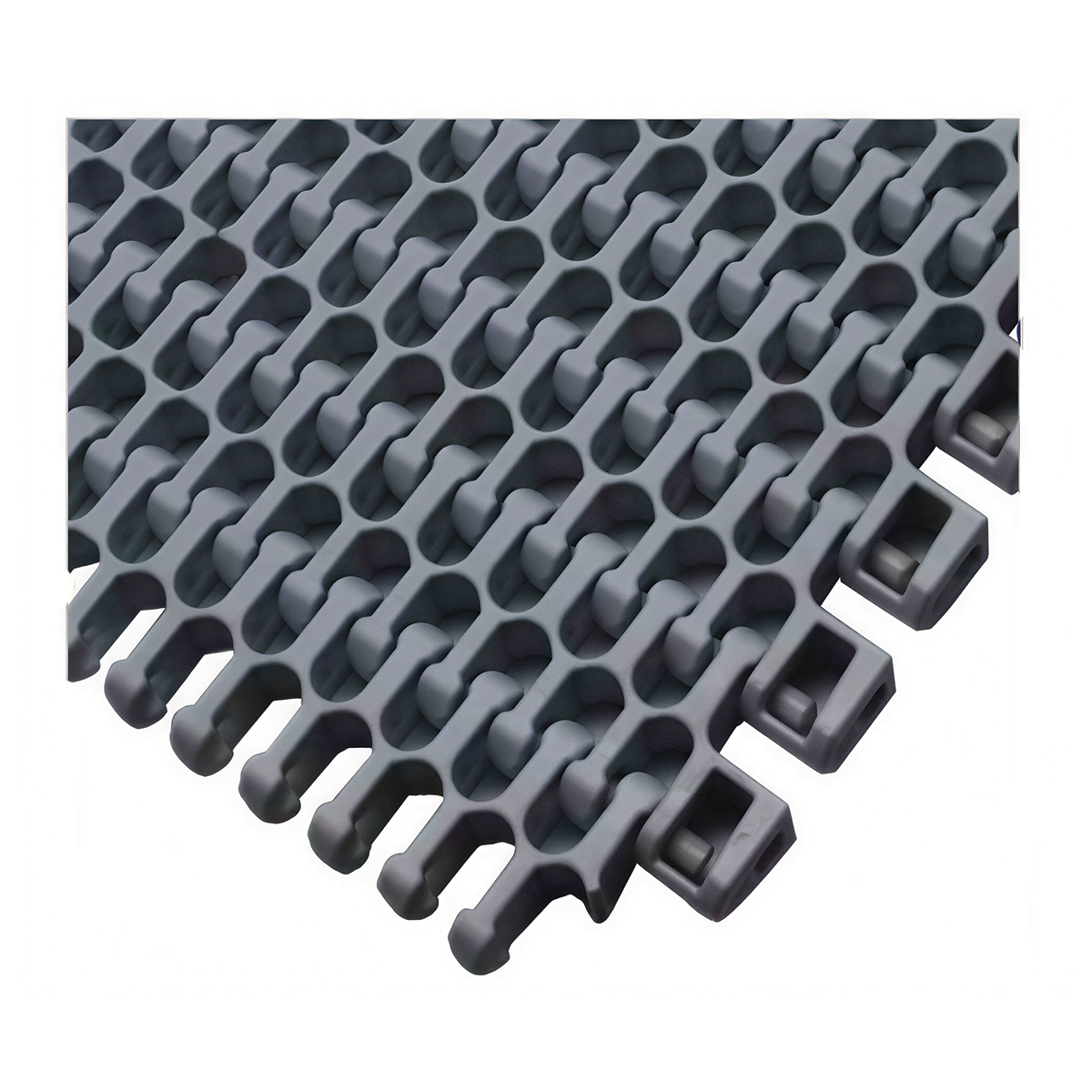 2400 Series Radius Flush Grid Modular Belt PP POM Plastic Turning Conveyor Mesh Belt for Food Conveying – Image 5