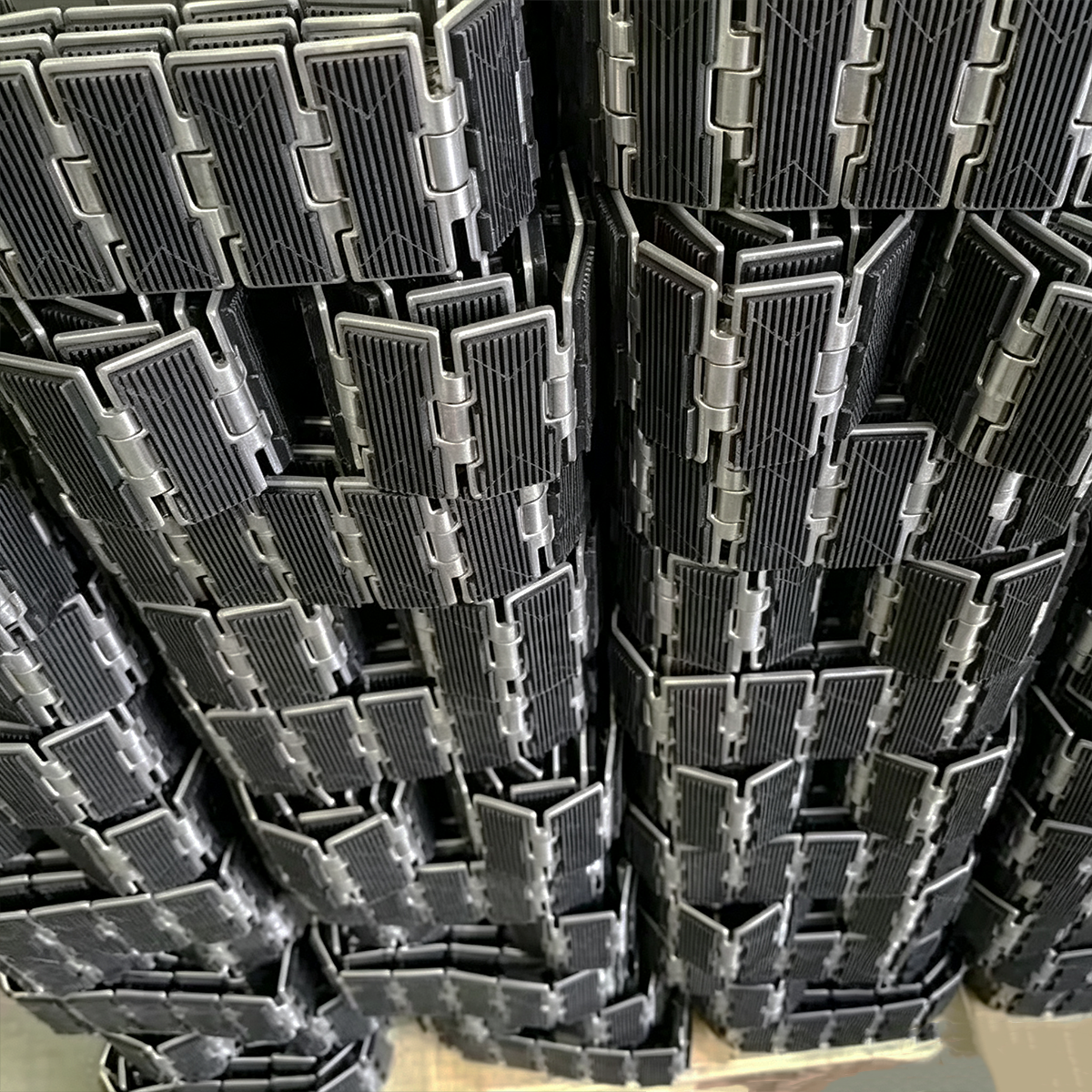 812 Rubber Coated Stainless Steel Slat Chain Anti Slip Metal Conveyor Chain Plate For Conveying Equipment – Image 5