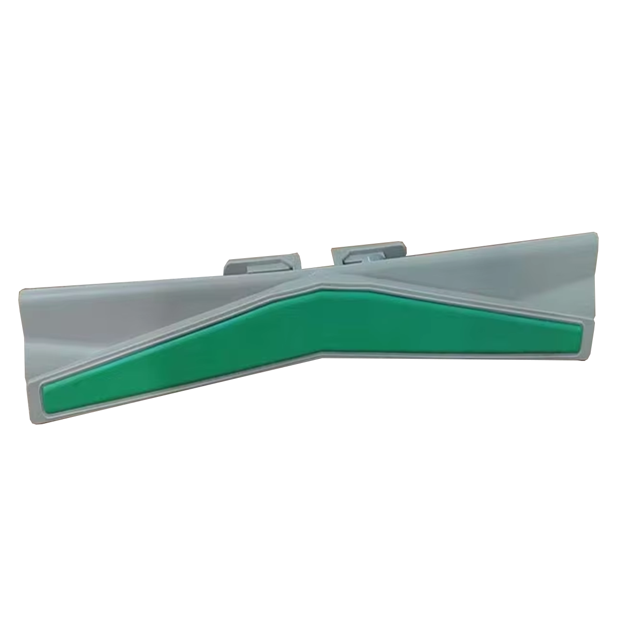 1873TX Seamless Side Flexing Top Slat Chain with Green Rubber Pad, Plastic Conveyor Slat for Spiral Curve Conveyor — изображение 6