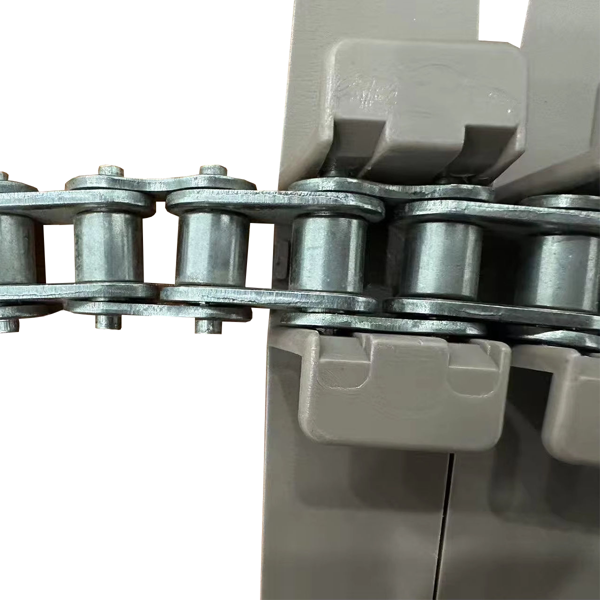 1873T Steel Based Conveyor Chain Sideflex POM Flat Top Plate Roller Chain For Curve Bottle Conveyor — изображение 6