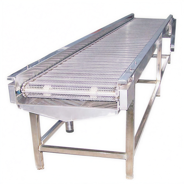 Food Grade Mesh Belt Conveyor Heat Resistant Mesh Conveyor Metal Wire Mesh Transport Conveyor 304 Stainless Steel Mesh Belt Conveyor – Image 7