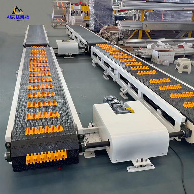 Custom Plastic Modular Belt Conveyor With Cleats, Inclined Tire Transport Modular Conveyor for Automotive Assembly Line — изображение 6