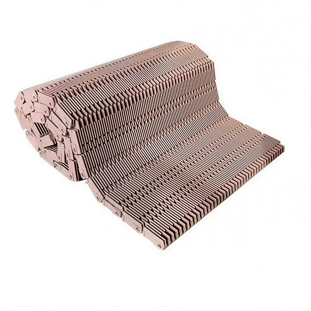 4809 ribbed plastic modular belt 4809 raised rib modular conveyor belt 4809 convex rib plastic mesh belt - Image 6