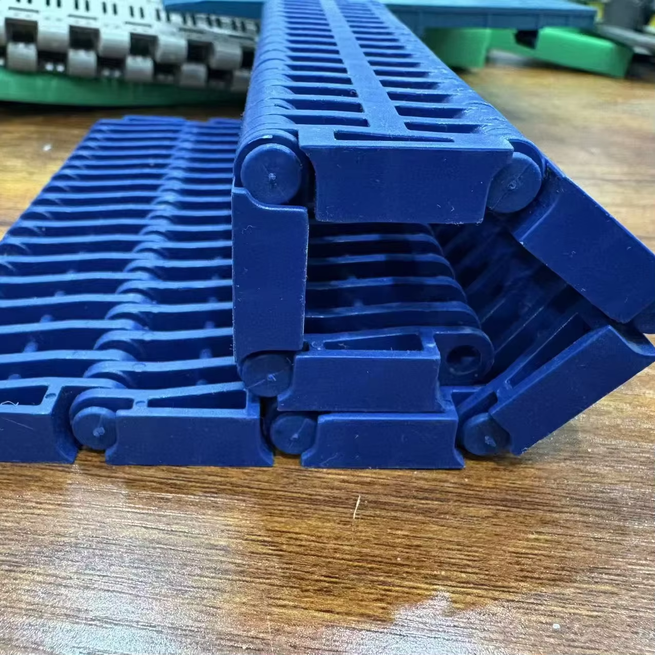 900 Series Flush Grid Modular Plastic Conveyor Belt, 27.2mm Pitch 38% Open Rate POM PP Plastic Mesh Modular Belt — изображение 3