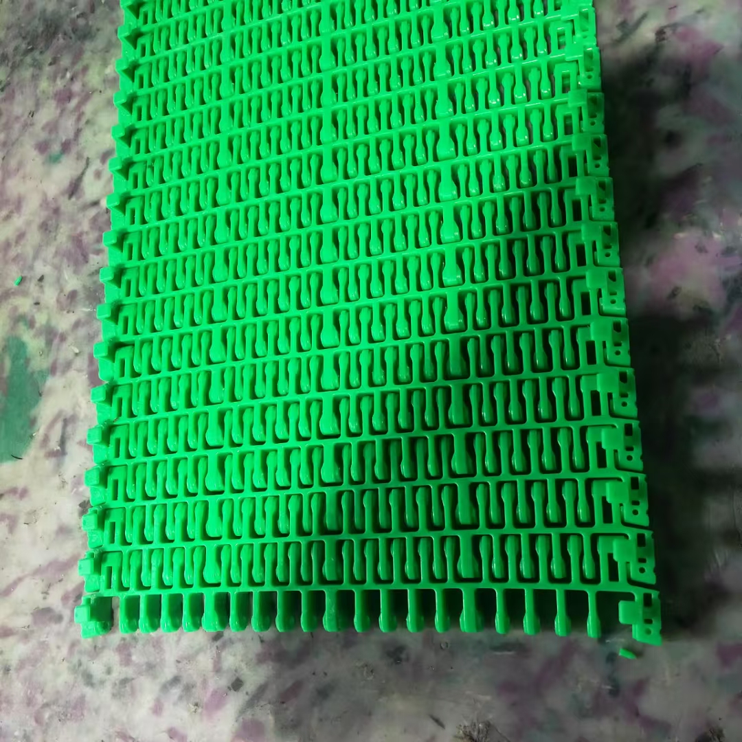 7970 Radius Flush Grid Modular Belt Side Flexing Plastic Modular Conveyor Belt for Curve Turning Conveyor – Image 5